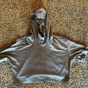 Cropped Nike hoodie top